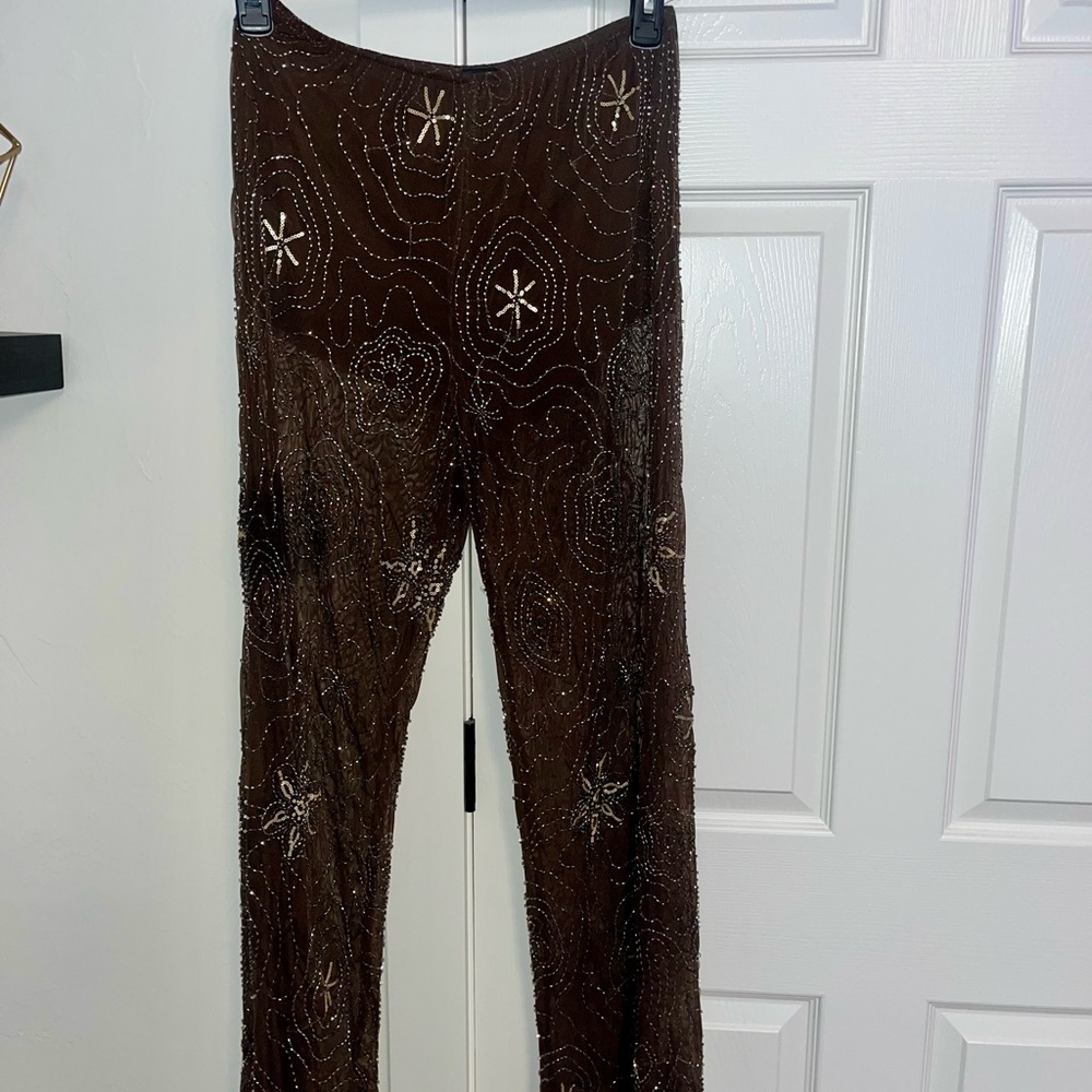 Zara Brown Pants & Jumpsuits